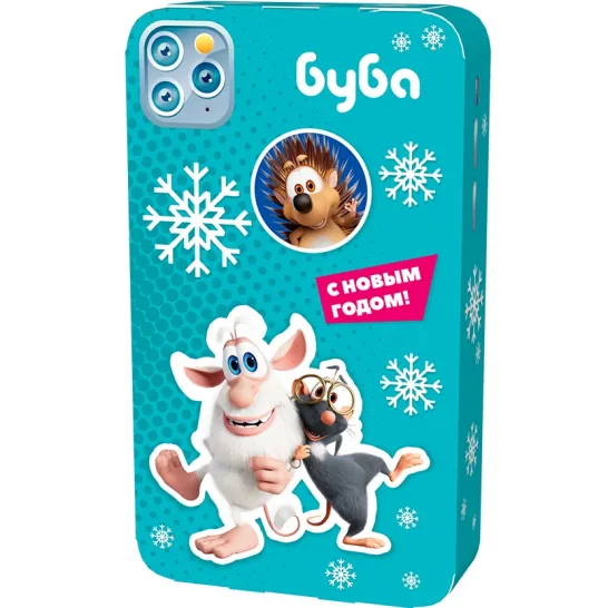 Сладкий новогодний подарок Смартфон Буба 300 грамм